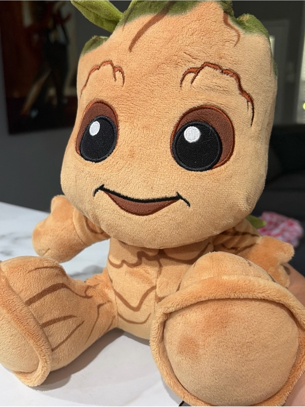 Disney Baby Groot Plush - Light Brown and Green Reptile Plush